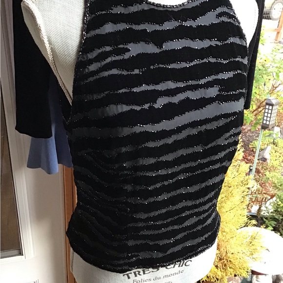 Oleg Cassini Black Label top - Picture 4 of 5